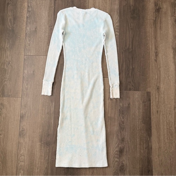 Cotton Citizen Distressed Thermal Style Dress. - Picture 2 of 12